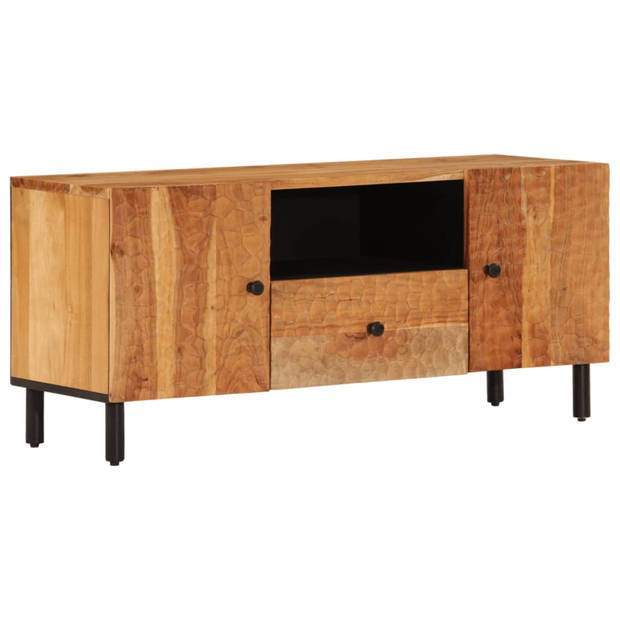 vidaXL Tv-meubel 105x33x46 cm massief acaciahout