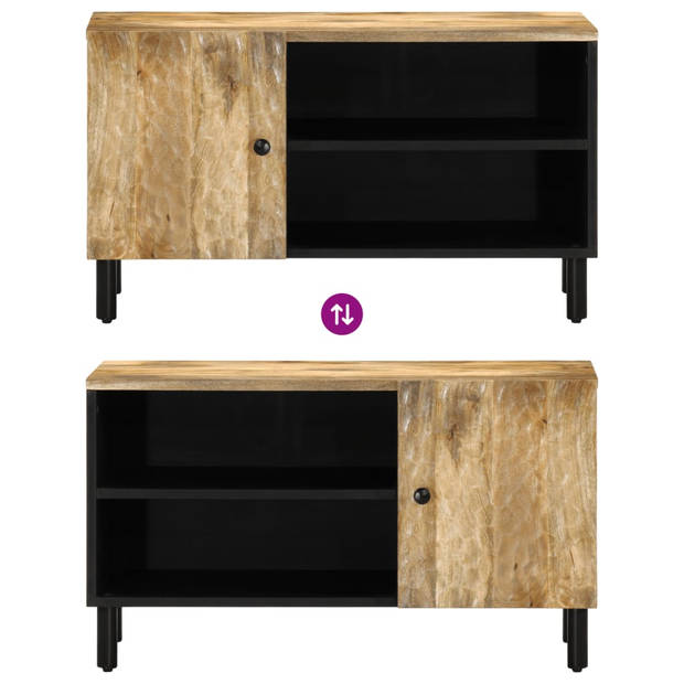 vidaXL Tv-meubel 80x31x46 cm massief mangohout