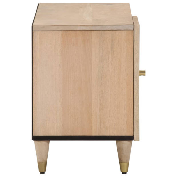 vidaXL Tv-meubel 80x31x46 cm massief mangohout