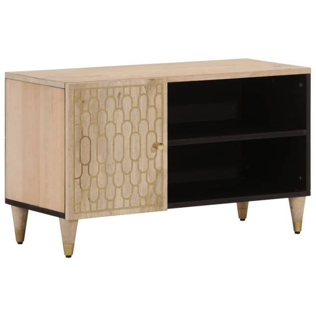 vidaXL Tv-meubel 80x31x46 cm massief mangohout