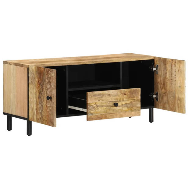 vidaXL Tv-meubel 105x33x46cm massief mangohout