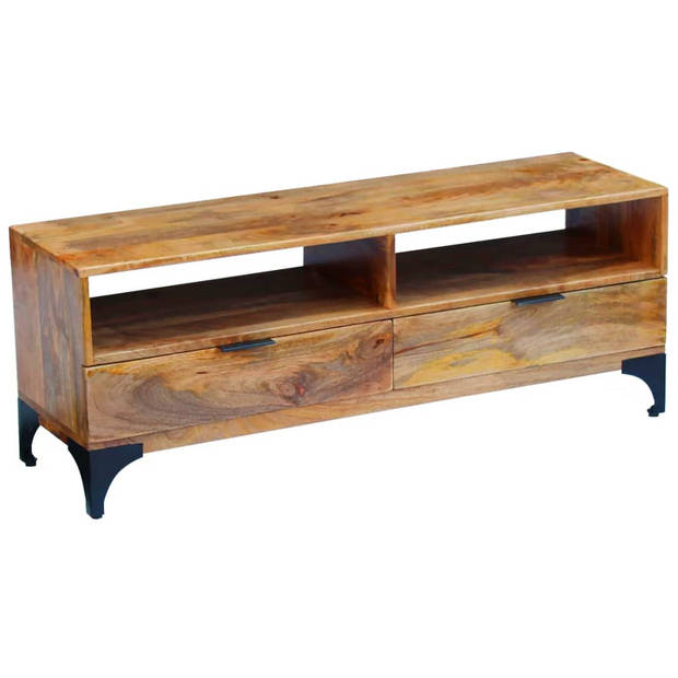 vidaXL Tv-meubel 120x35x45 cm mangohout