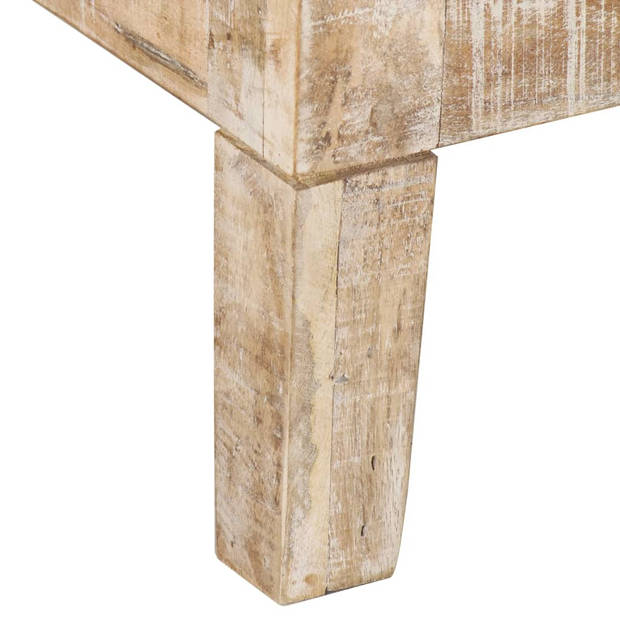 vidaXL Tv-meubel 110x35x46 cm massief mangohout