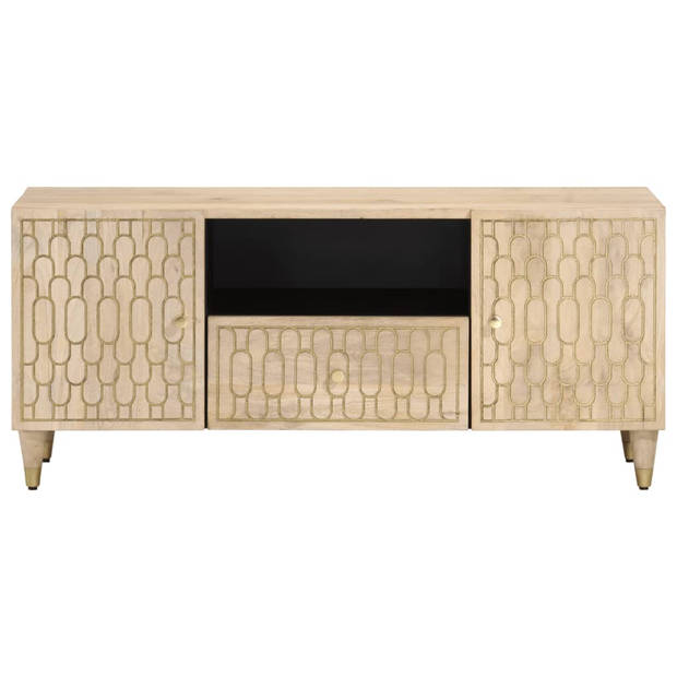 vidaXL Tv-meubel 105x33x46cm massief mangohout