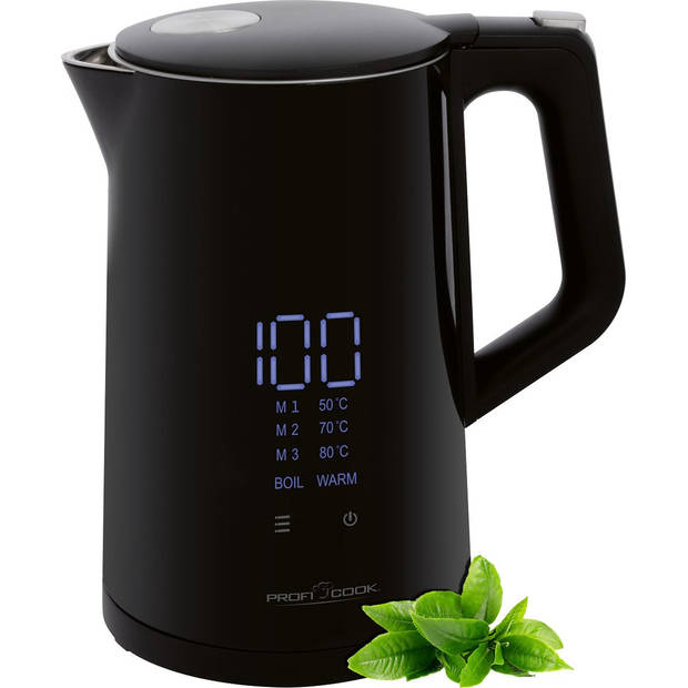 ProfiCook WKS 1243 - Waterkoker - 1.7Liter - LED Display