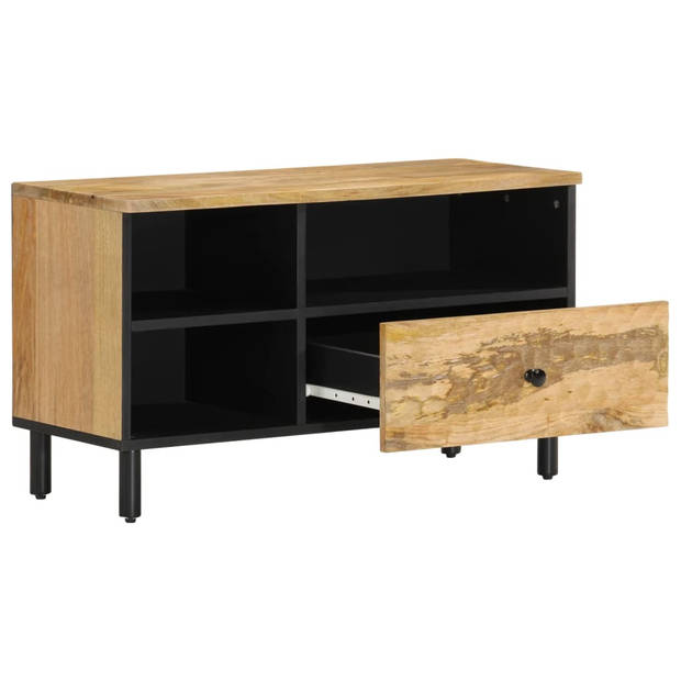 vidaXL Tv-meubel 80x33x46 cm massief mangohout