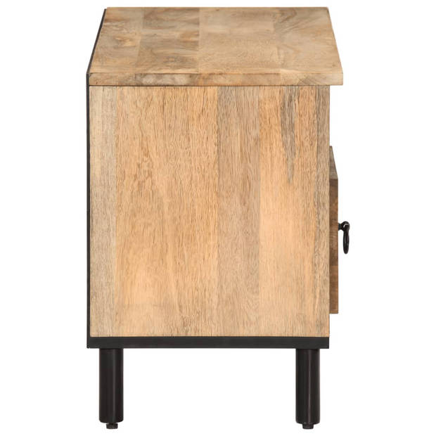 vidaXL Tv-meubel 100x33x46 cm massief mangohout