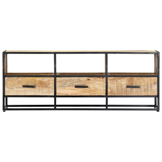 vidaXL Tv-meubel 120x30x45 cm massief mangohout