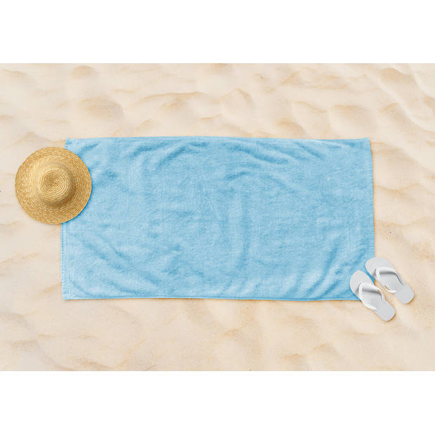 LINNICK Strandlaken Microvezel 100x200cm - blue