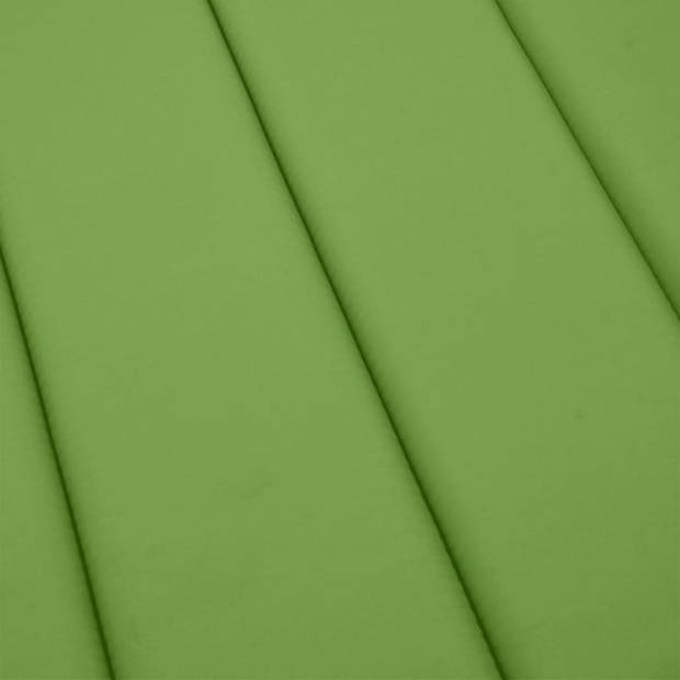vidaXL Ligbedkussen 200x70x4 cm stof gemêleerd groen