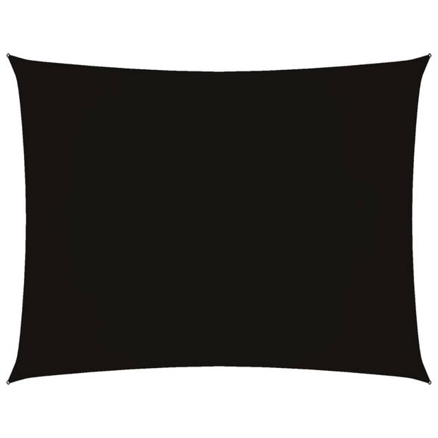 vidaXL Zonnescherm rechthoekig 2x3 m oxford stof zwart