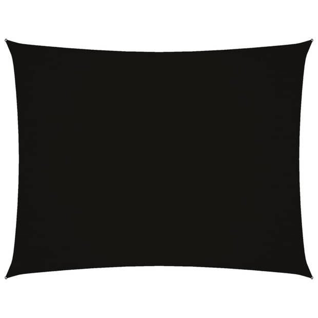 vidaXL Zonnescherm rechthoekig 2,5x4 m oxford stof zwart