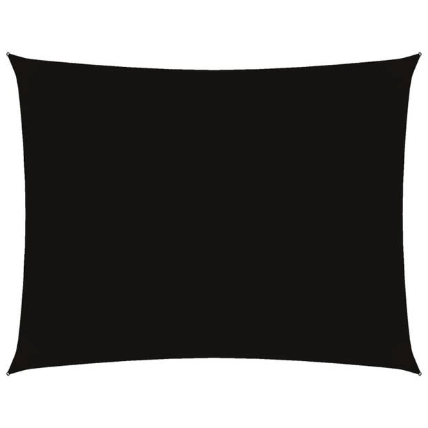 vidaXL Zonnescherm rechthoekig 4x5 m oxford stof zwart
