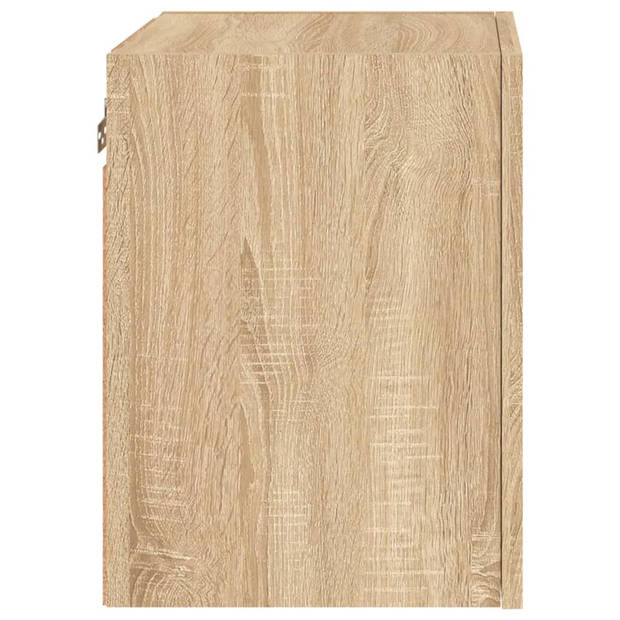 vidaXL Tv-wandmeubels 2 st 40,5x30x40 cm hout sonoma eikenkleurig