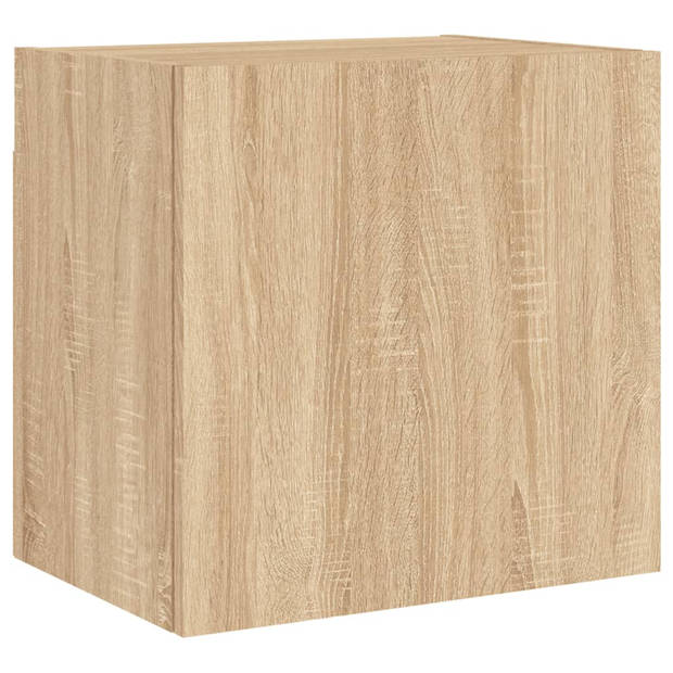 vidaXL Tv-wandmeubels 2 st 40,5x30x40 cm hout sonoma eikenkleurig