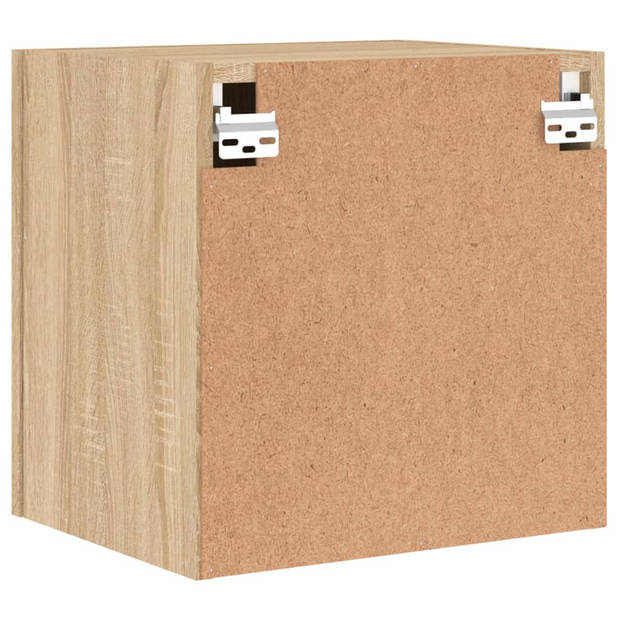 vidaXL Tv-wandmeubels 2 st 40,5x30x40 cm hout sonoma eikenkleurig