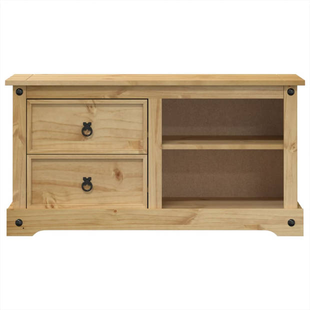 vidaXL Tv-meubel Corona 100x40x52 cm massief grenenhout