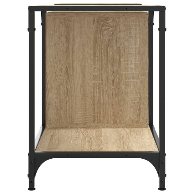 vidaXL Tv-meubel 153x37x50 cm bewerkt hout sonoma eikenkleurig