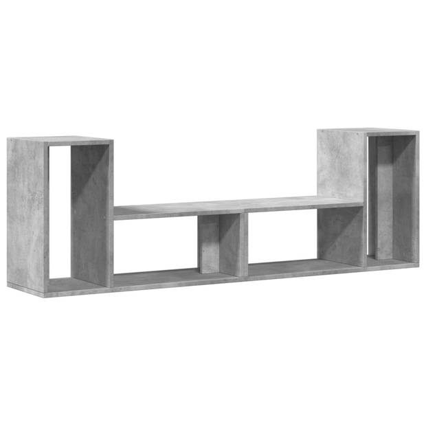 vidaXL Tv-meubelen 2 st 75x30x50 cm bewerkt hout betongrijs