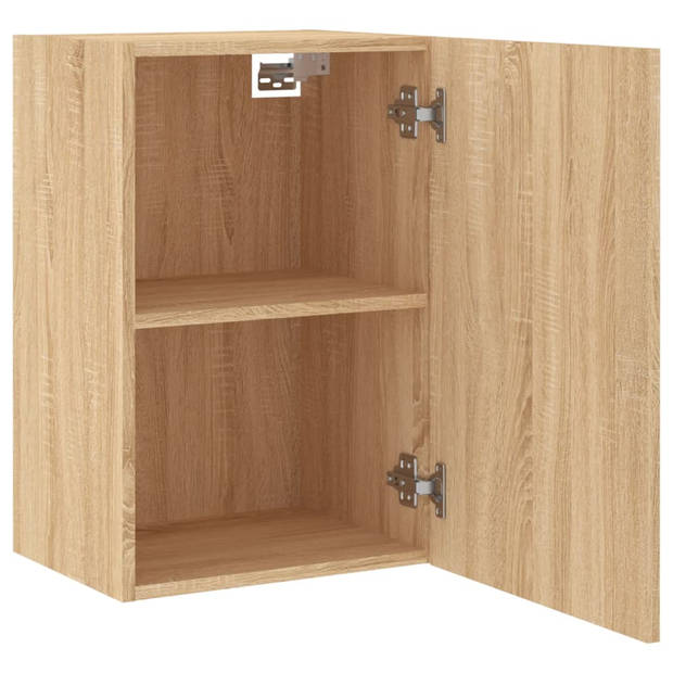 vidaXL Tv-wandmeubels 2 st 40,5x30x60 cm hout sonoma eikenkleurig