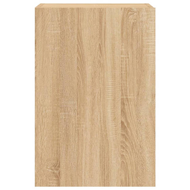 vidaXL Tv-wandmeubels 2 st 40,5x30x60 cm hout sonoma eikenkleurig