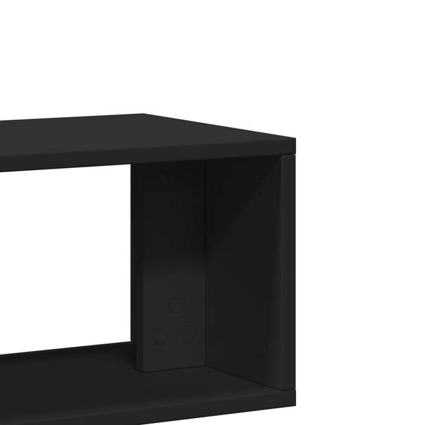 vidaXL Tv-meubelen 2 st 100x30x50 cm bewerkt hout zwart
