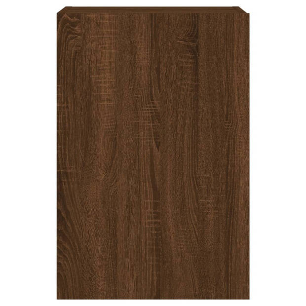 vidaXL Tv-wandmeubel 40,5x30x60 cm bewerkt hout bruin eikenkleur