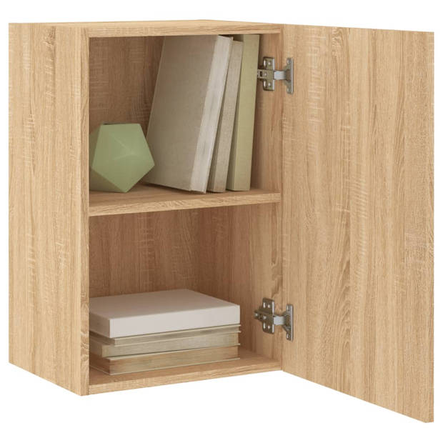 vidaXL Tv-wandmeubel 40,5x30x60 cm bewerkt hout sonoma eikenkleurig