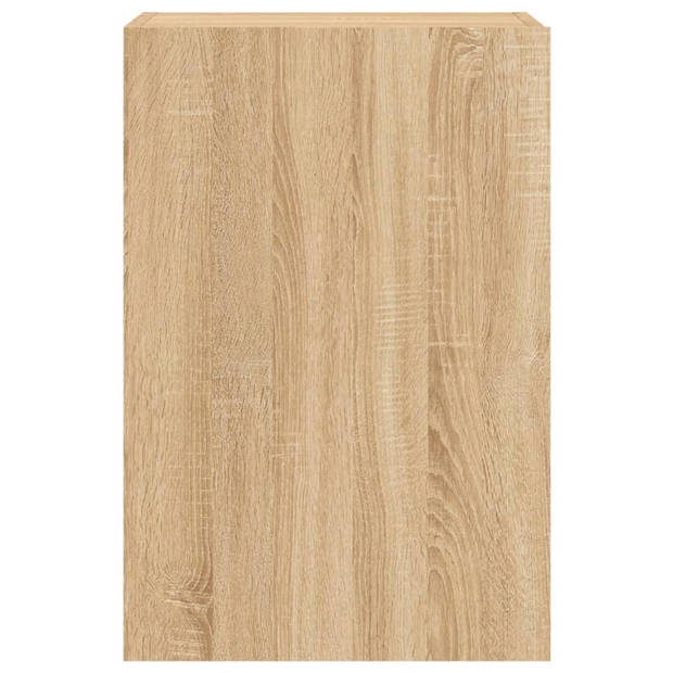 vidaXL Tv-wandmeubel 40,5x30x60 cm bewerkt hout sonoma eikenkleurig