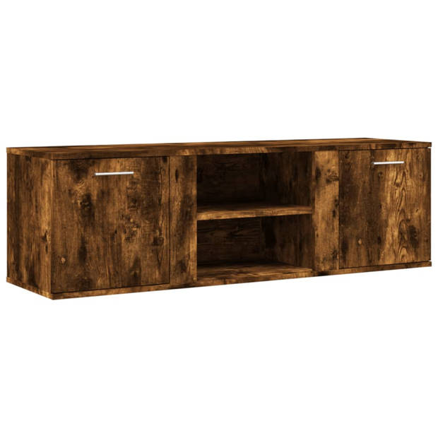 vidaXL Tv-meubel 120x34x37 cm bewerkt hout gerookt eikenkleurig