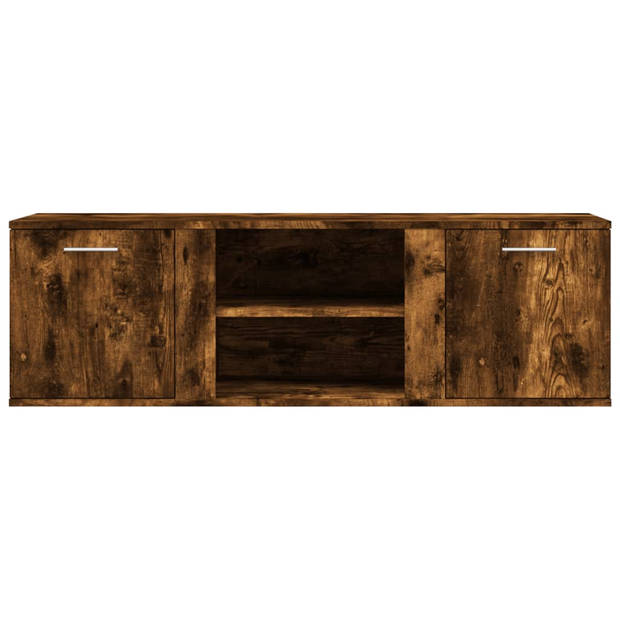 vidaXL Tv-meubel 120x34x37 cm bewerkt hout gerookt eikenkleurig