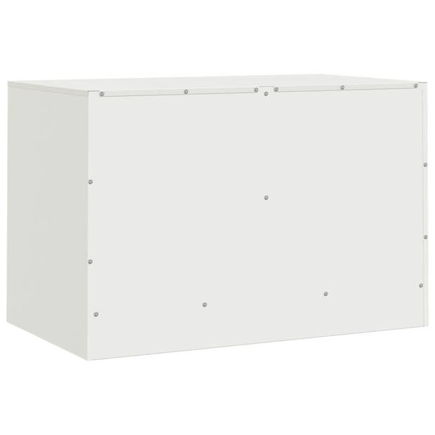 vidaXL Tv-meubelen 2 st 67x39x44 cm staal wit