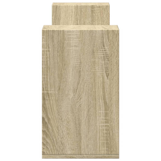 vidaXL Tv-meubelen 2 st 100x30x50 cm bewerkt hout sonoma eikenkleurig