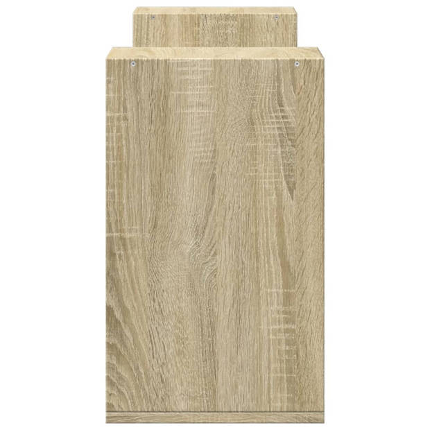 vidaXL Tv-meubelen 2 st 75x30x50 cm bewerkt hout sonoma eikenkleurig