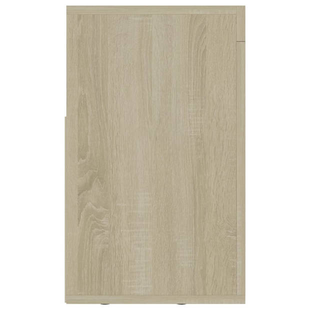 vidaXL Tv-meubel 120x30x50 cm bewerkt hout sonoma eikenkleurig