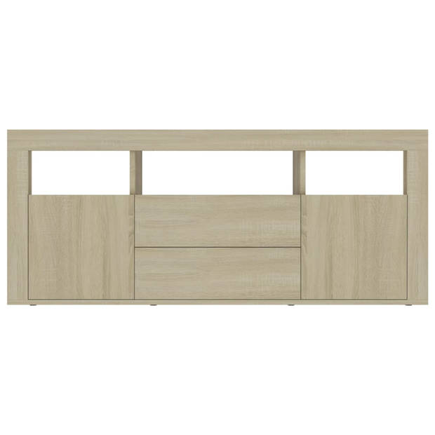 vidaXL Tv-meubel 120x30x50 cm bewerkt hout sonoma eikenkleurig