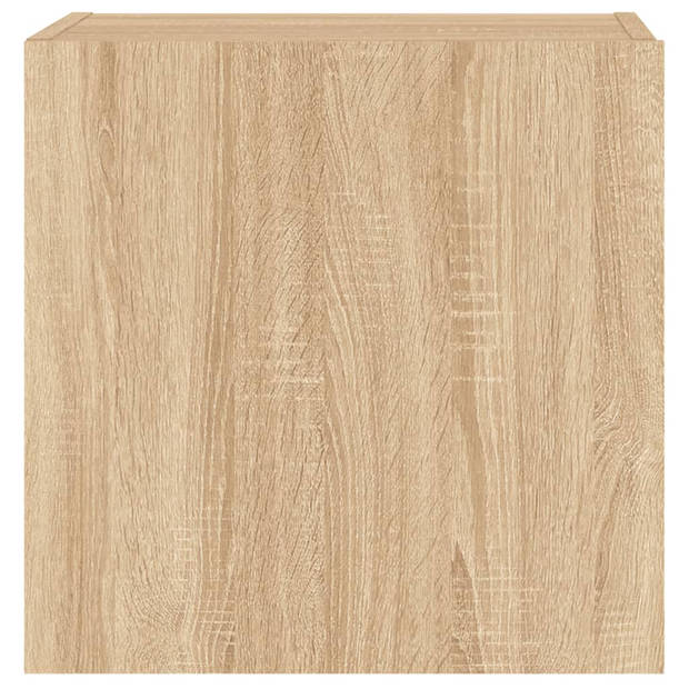 vidaXL Tv-wandmeubel 40,5x30x40 cm bewerkt hout sonoma eikenkleurig