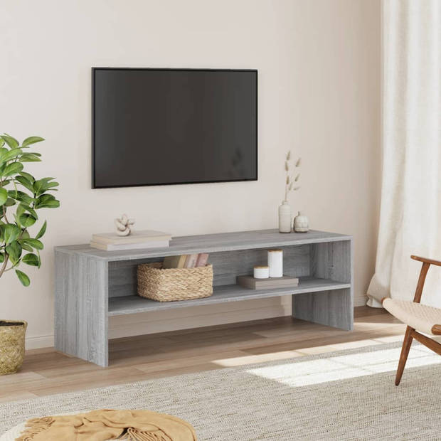 vidaXL Tv-meubel 120x40x40 cm bewerkt hout grijs sonoma eikenkleurig