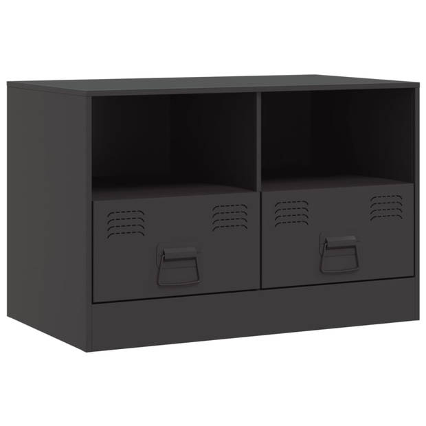 vidaXL Tv-meubelen 2 st 67x39x44 cm staal zwart