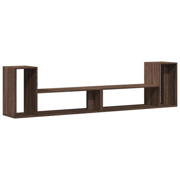 vidaXL Tv-meubelen 2 st 100x30x50 cm bewerkt hout bruin eikenkleurig