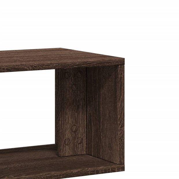 vidaXL Tv-meubelen 2 st 100x30x50 cm bewerkt hout bruin eikenkleurig