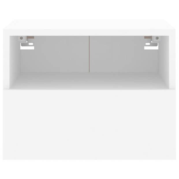 vidaXL Tv-wandmeubel 40x30x30 cm bewerkt hout wit