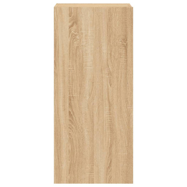 vidaXL Tv-wandmeubel 40,5x30x90 cm bewerkt hout sonoma eikenkleurig