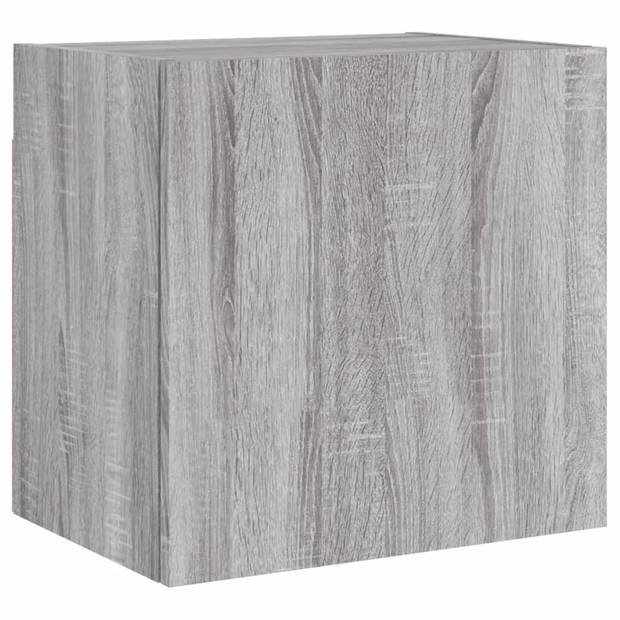 vidaXL Tv-wandmeubels 2 st 40,5x30x40 cm hout grijs sonoma