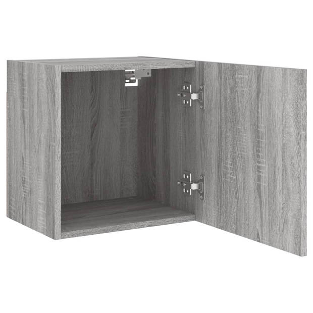 vidaXL Tv-wandmeubels 2 st 40,5x30x40 cm hout grijs sonoma