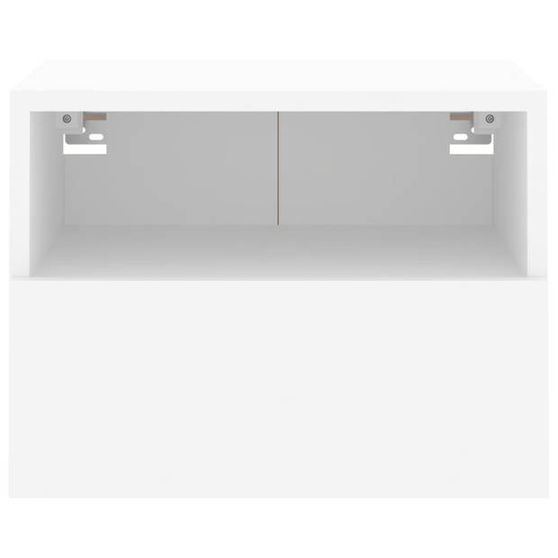 vidaXL Tv-wandmeubels 2 st 40x30x30 cm bewerkt hout wit