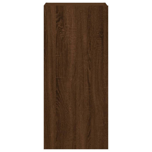 vidaXL Tv-wandmeubel 40,5x30x90 cm bewerkt hout bruin eikenkleur