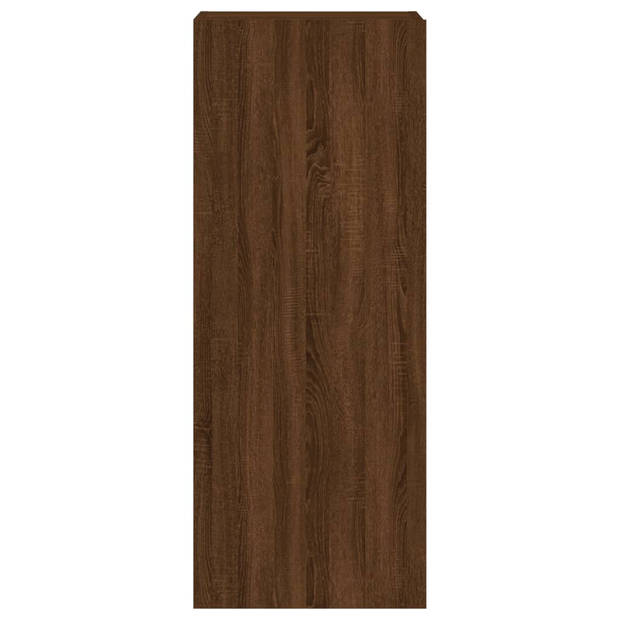 vidaXL Tv-wandmeubel 40,5x30x102 cm bewerkt hout bruin eikenkleur