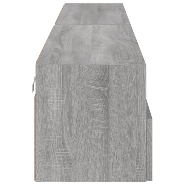 vidaXL Tv-wandmeubels 2 st 100x30x30 cm hout grijs sonoma