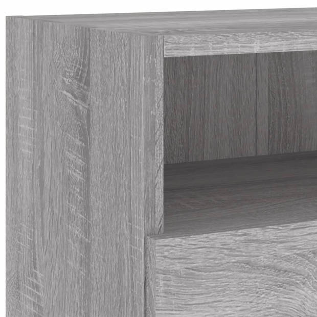 vidaXL Tv-wandmeubels 2 st 100x30x30 cm hout grijs sonoma